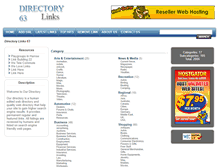 Tablet Screenshot of directorylinks63.info